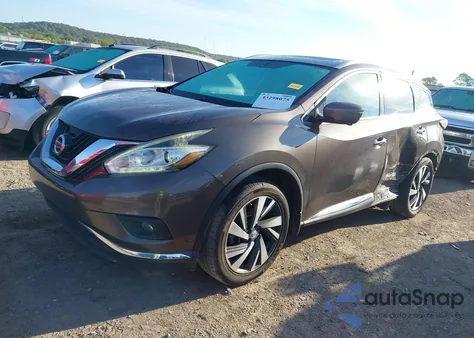 2016 Nissan Murano Platinum/S/Sl/Sv z USA, uszkodzony, nr VIN 5N1AZ2MG4GN107221